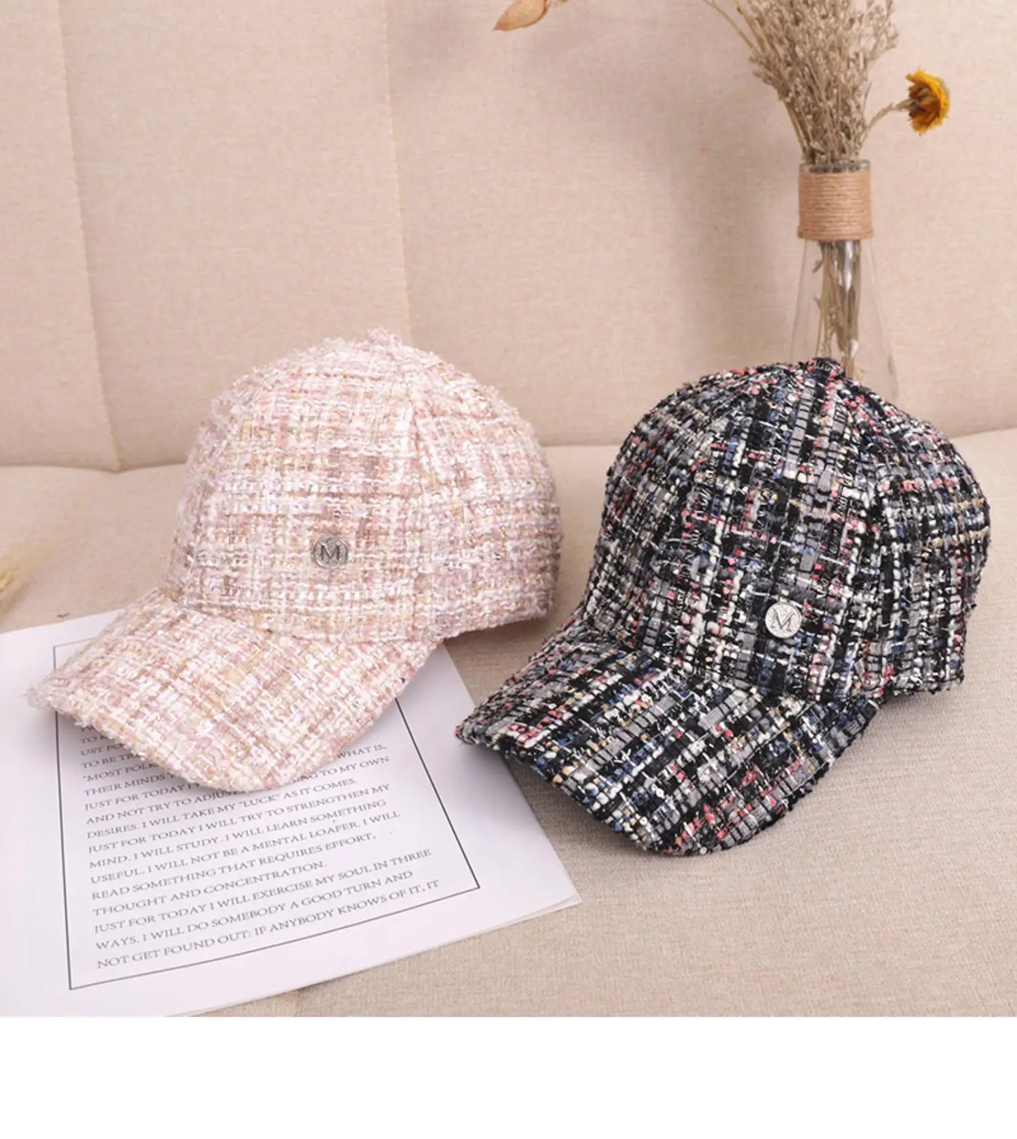 Tweed Baseball Cap