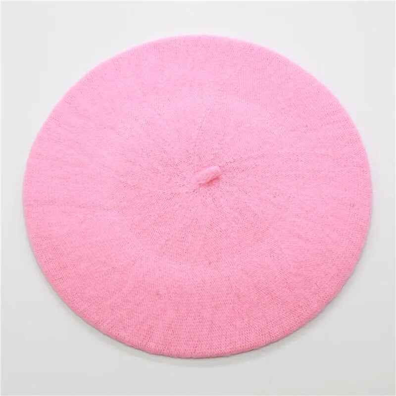French Hat Beret in pink