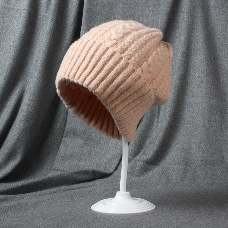 Thick Knit Acrylic Everyday Beanie