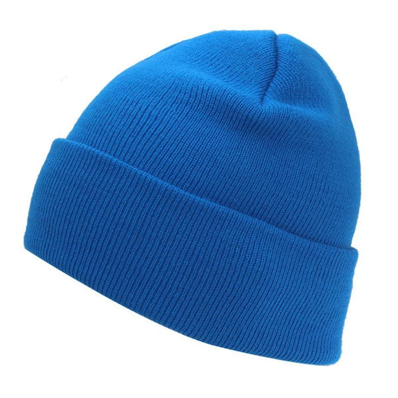 essential beanie in bright blue