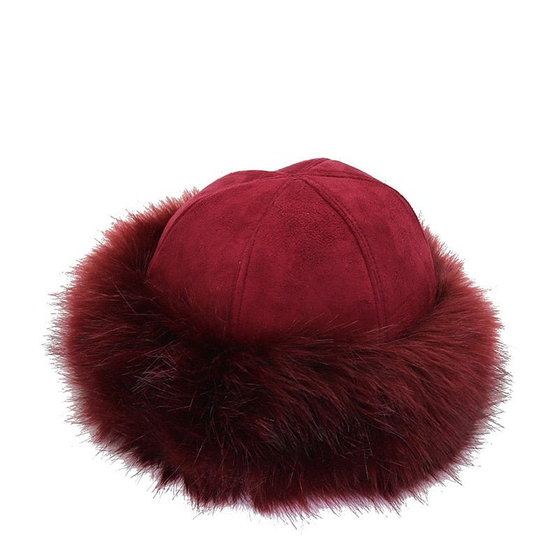 ushanka hat in red