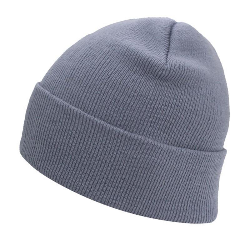 essential beanie in light gray