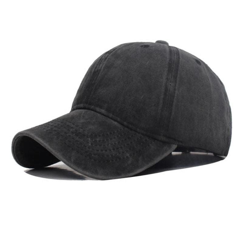 minimalist baseball cap in black 