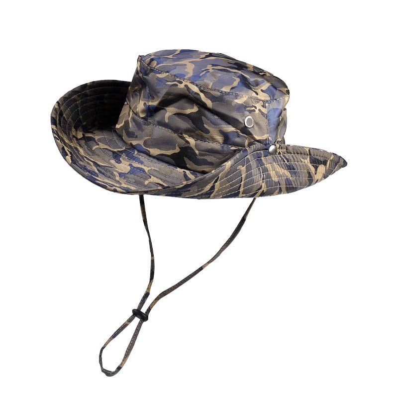 camo bucket hat in gray