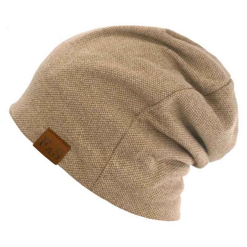 slouch beanie in khaki