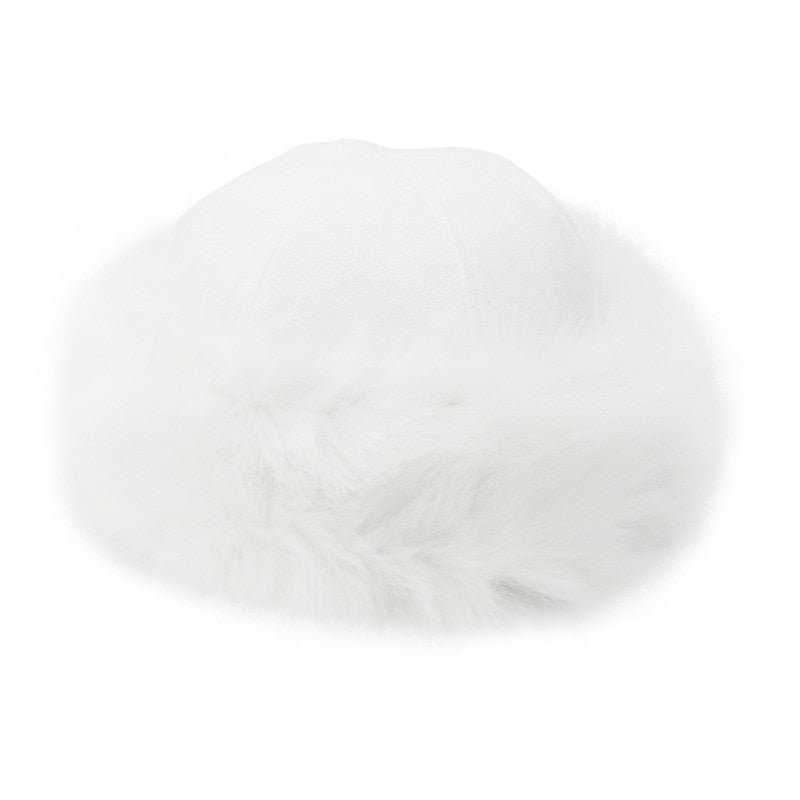 ushanka hat in white