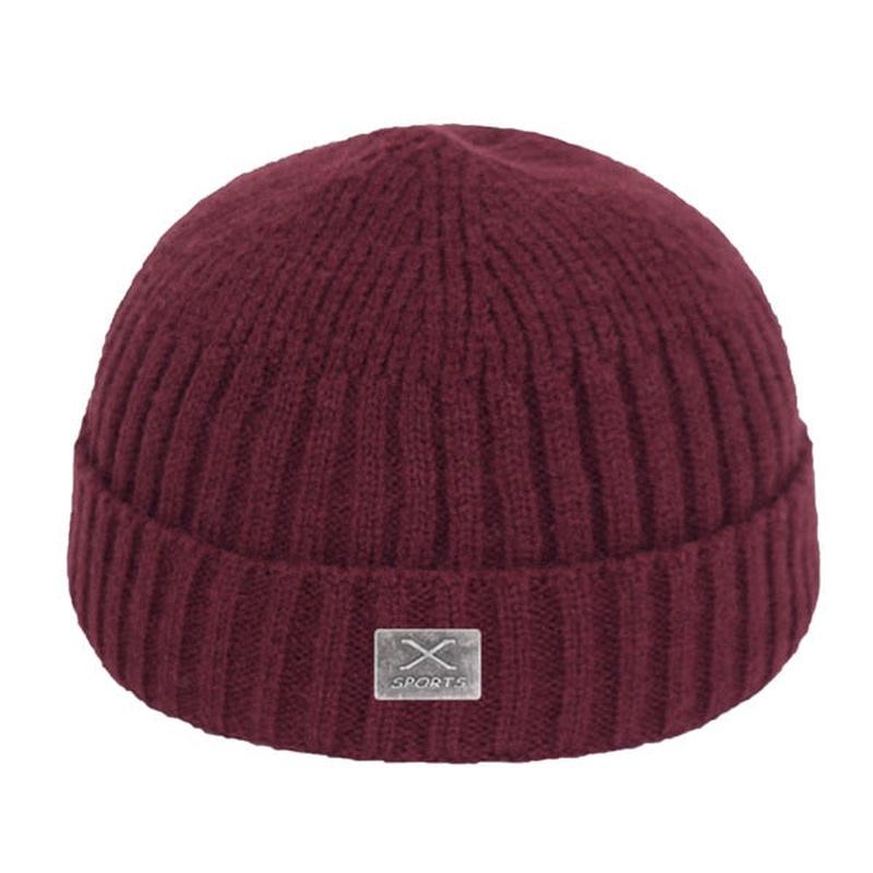 fishermans beanie in red