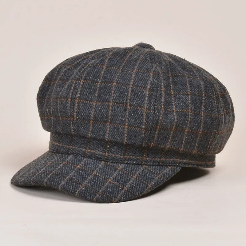 Cabbie Hat in gray