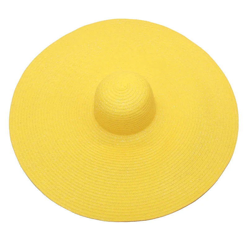 Oversized 27.5 Inch Brimmed Sun Hat