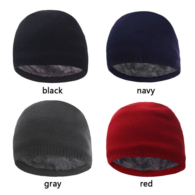 Winter Beanie Hat showing all four color options