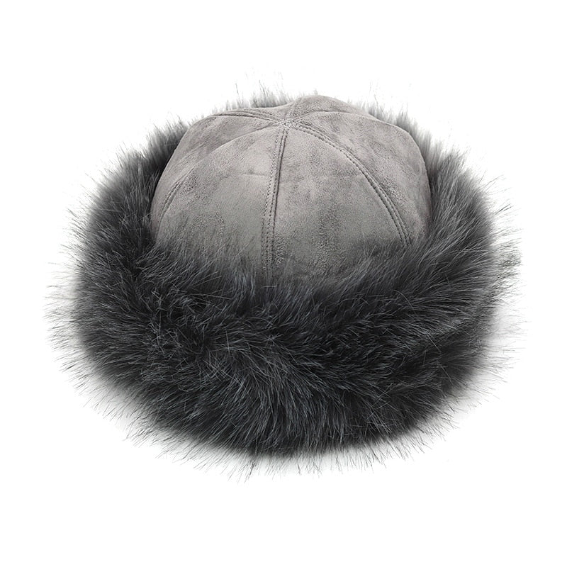 ushanka hat in gray