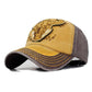 bull trucker hat in yellow