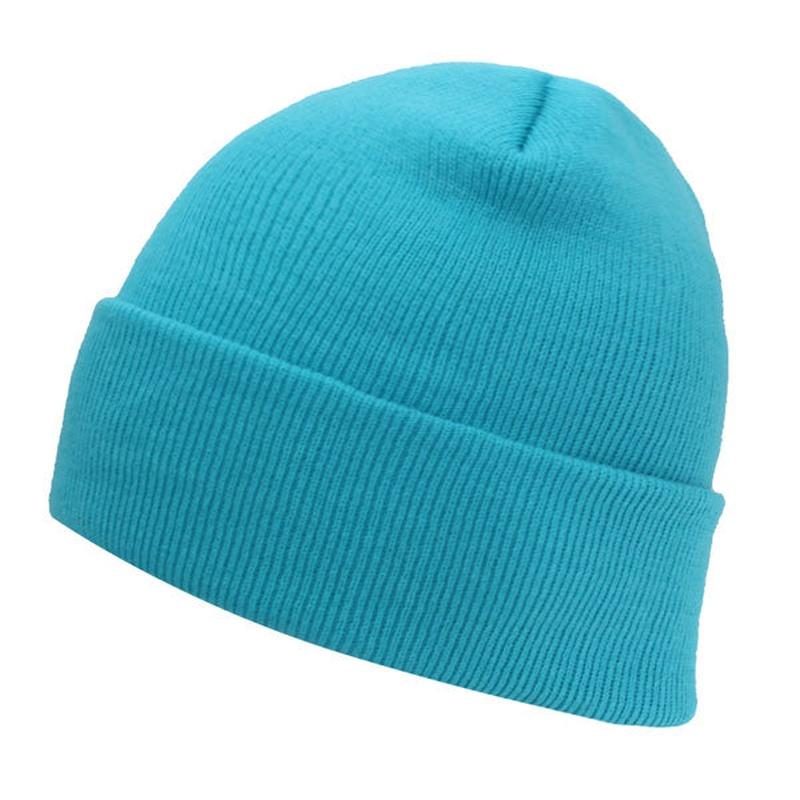 essential beanie in turquoise 