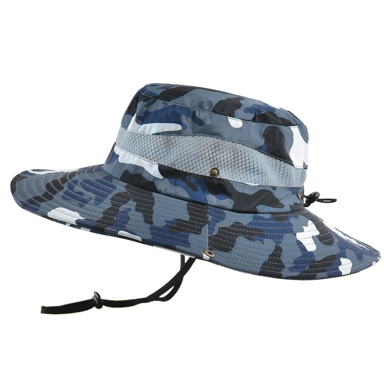 camo boonie hat in gray