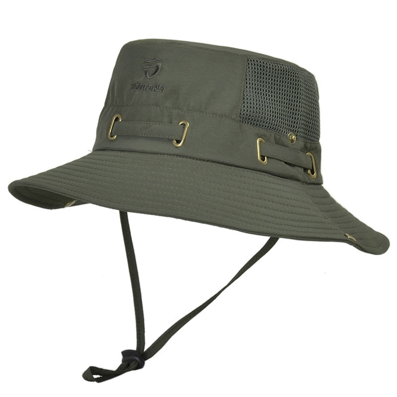 hiking hat in army green