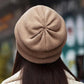 Slouchy Beanie Womens showing back of hat on model