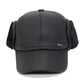 earflap cap showing front view of cap