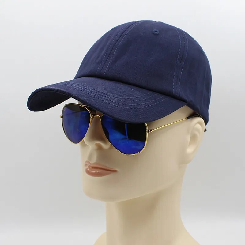 Plain Baseball Caps in blue