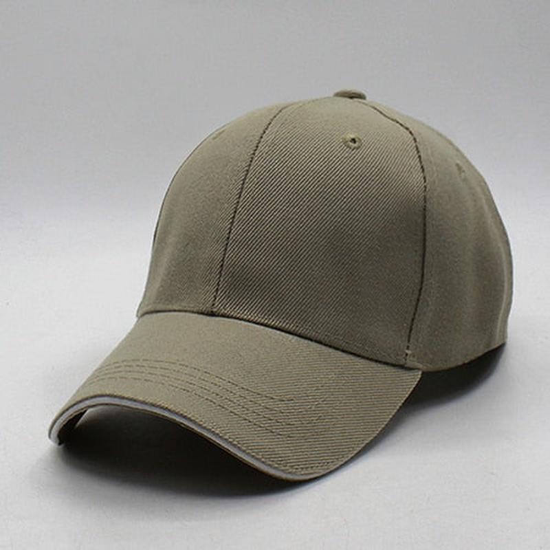 solid color hat in olive green 