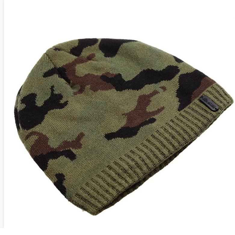 Camouflage Beanie in green 