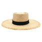 fringe straw hat on white background