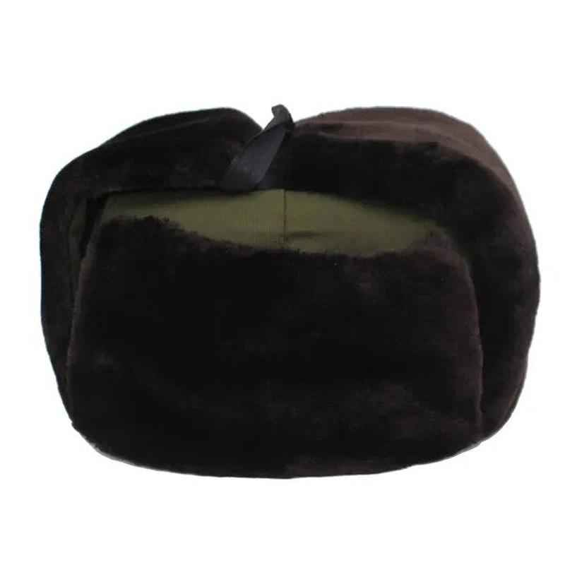 Winter Bomber Hat with Warm Faux Fur