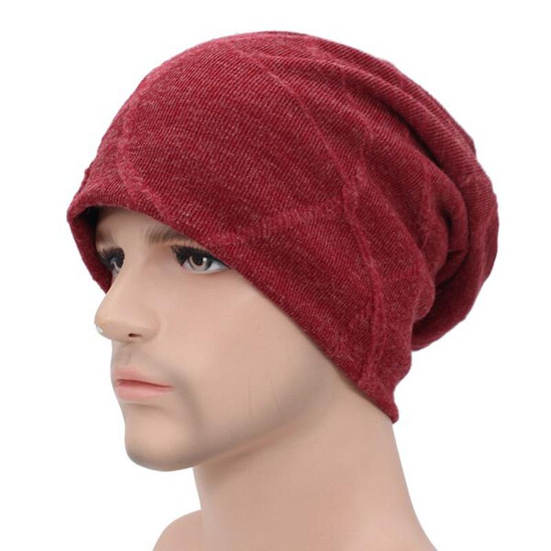 slouchy hat in red