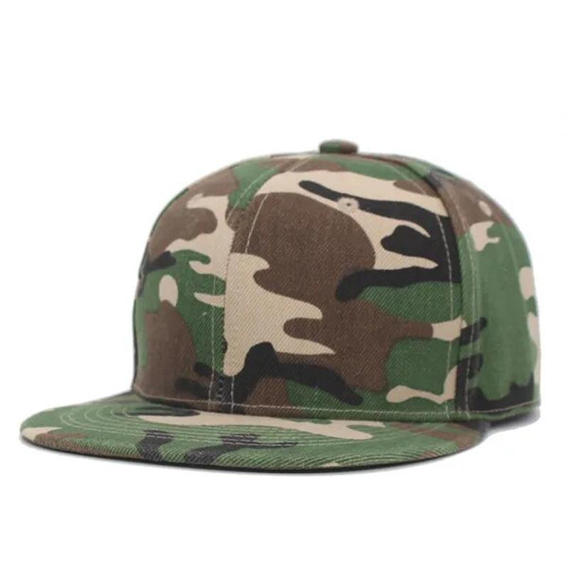 Camouflage Flat Bill Baseball Cap