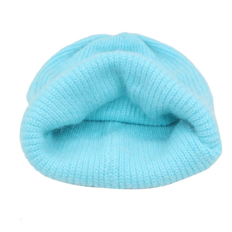 soft beanie showing inside of hat 