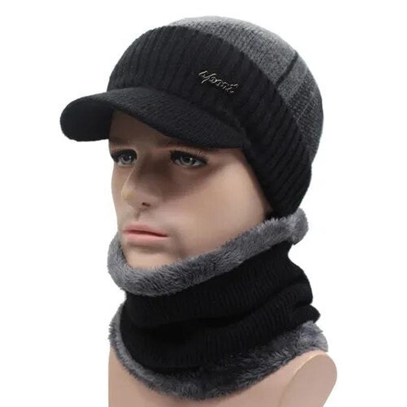 Beanie Brim Dual Color Sport Beanie Front View