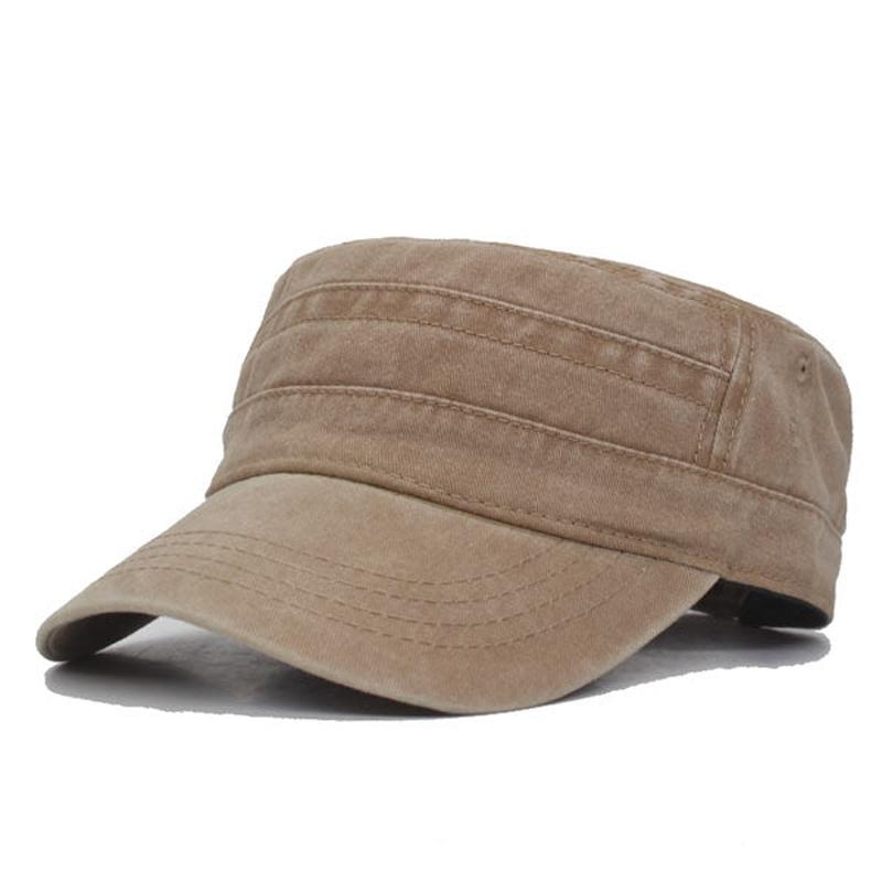 Minimalist Washed Flat Top Hat