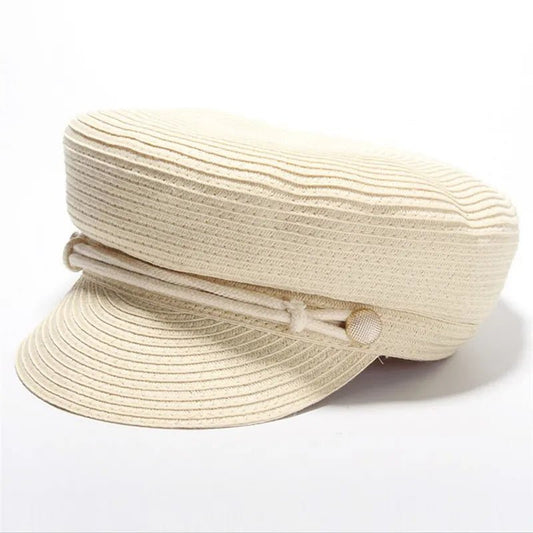 sailor cap in white front view 