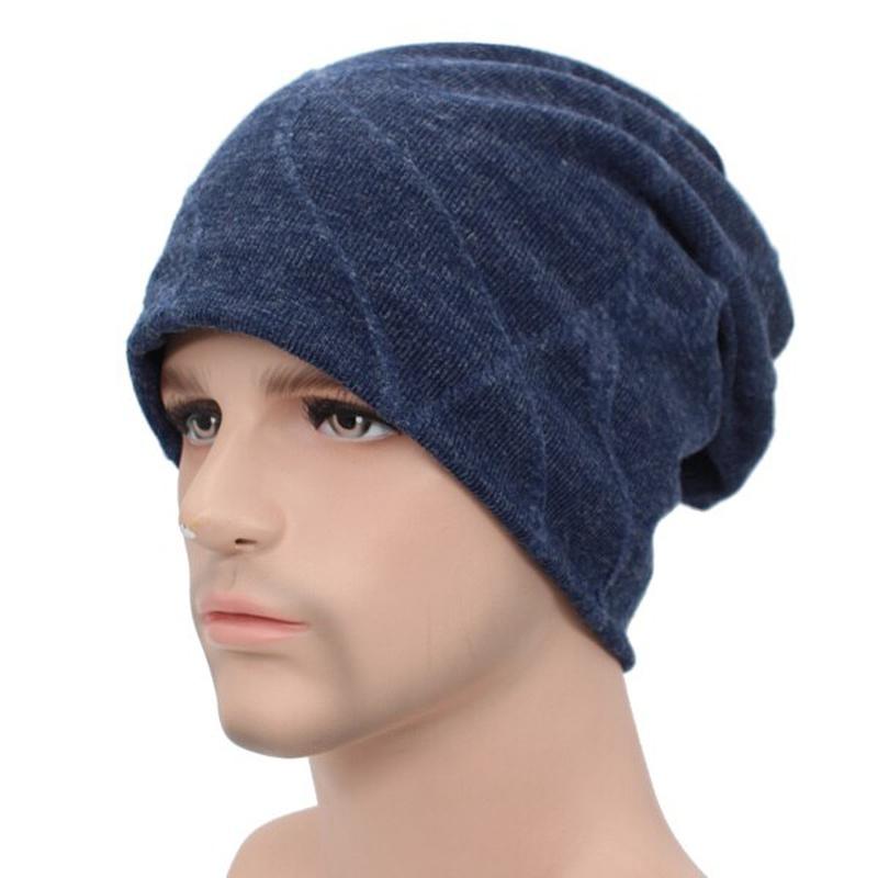 slouchy hat in blue