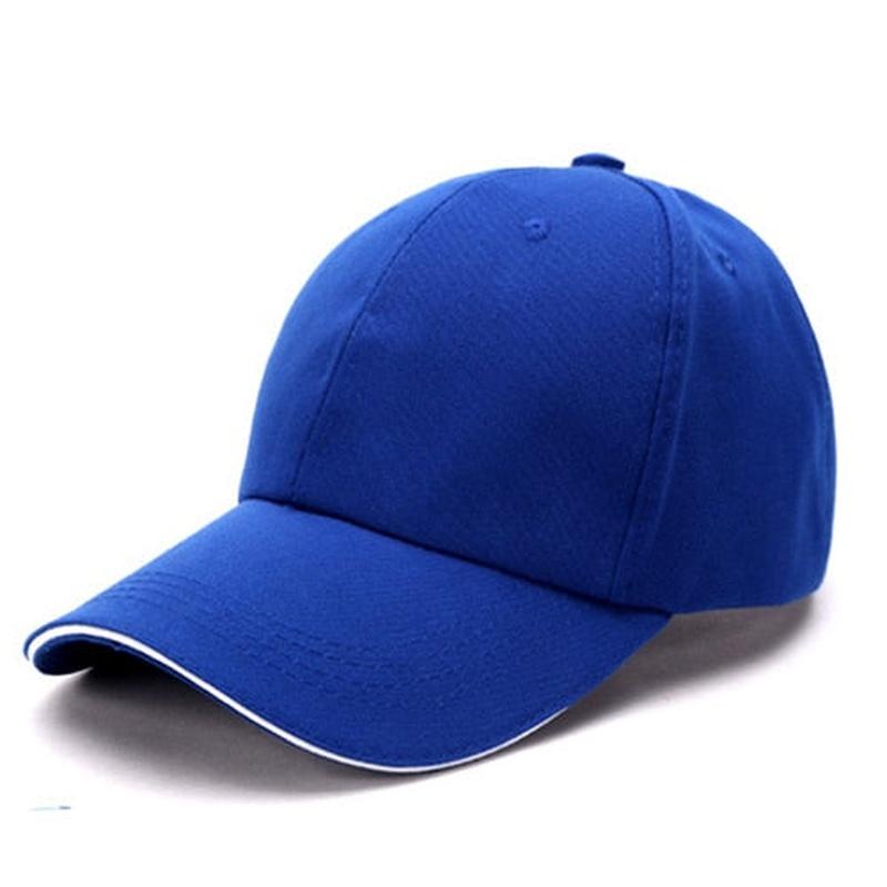 solid color hat in royal blue