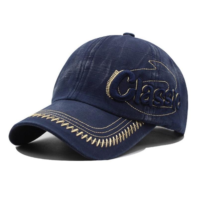 classic baseball cap in blue