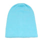 soft beanie in turquoise 