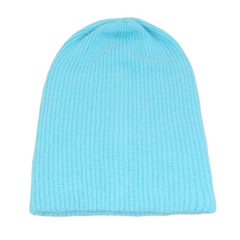 soft beanie in turquoise 