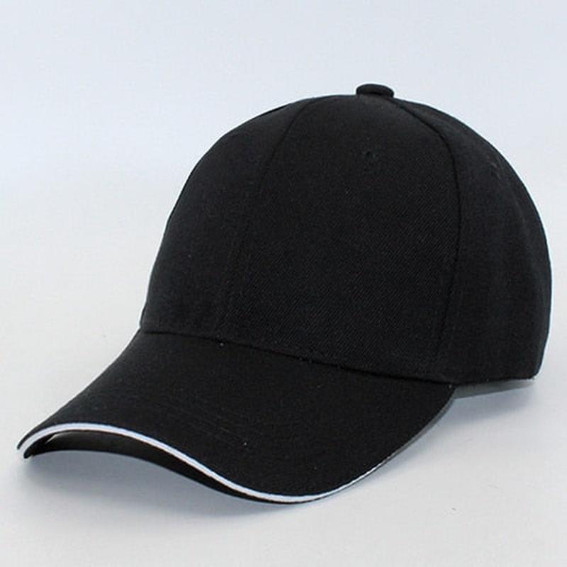 solid color hat in black 