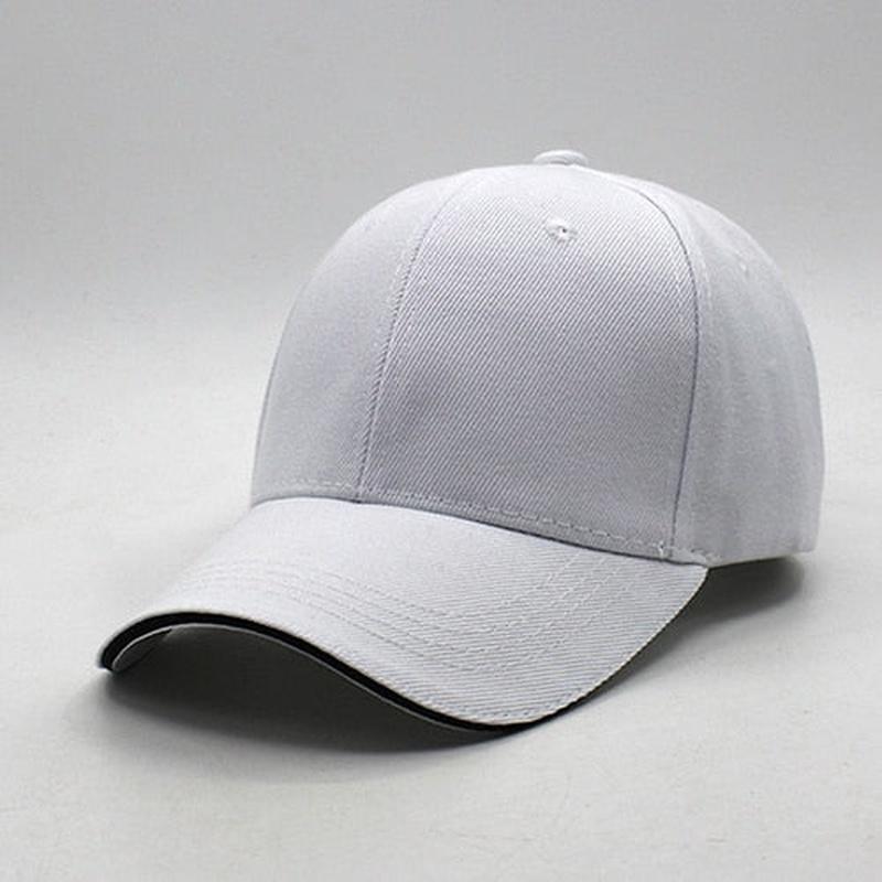 solid color hat in white 