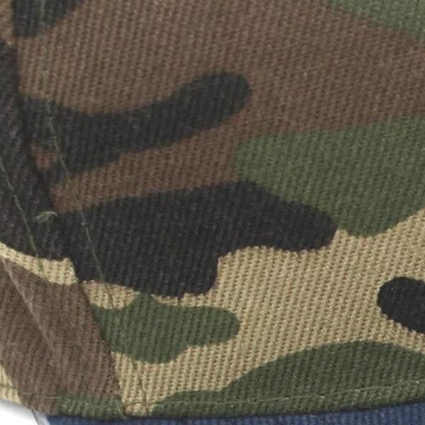 camouflage baseball hat close up of camo pattern 