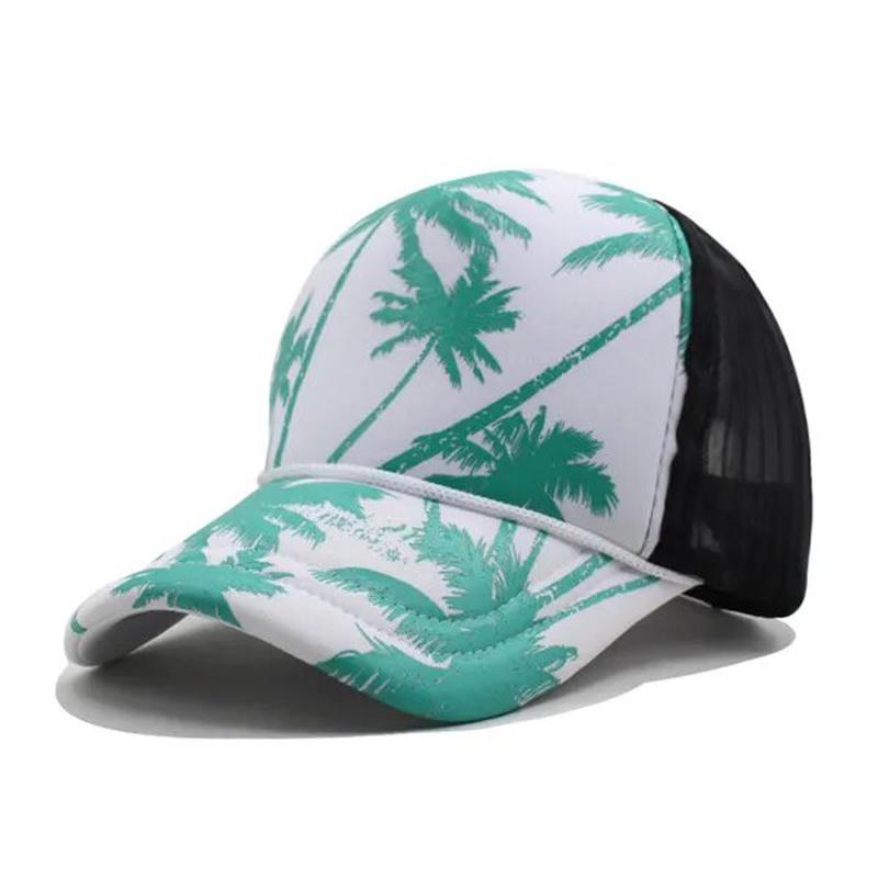palm tree hat in green