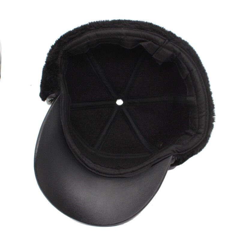 earflap cap showing inside hat 