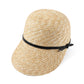 straw baseball hat on white background