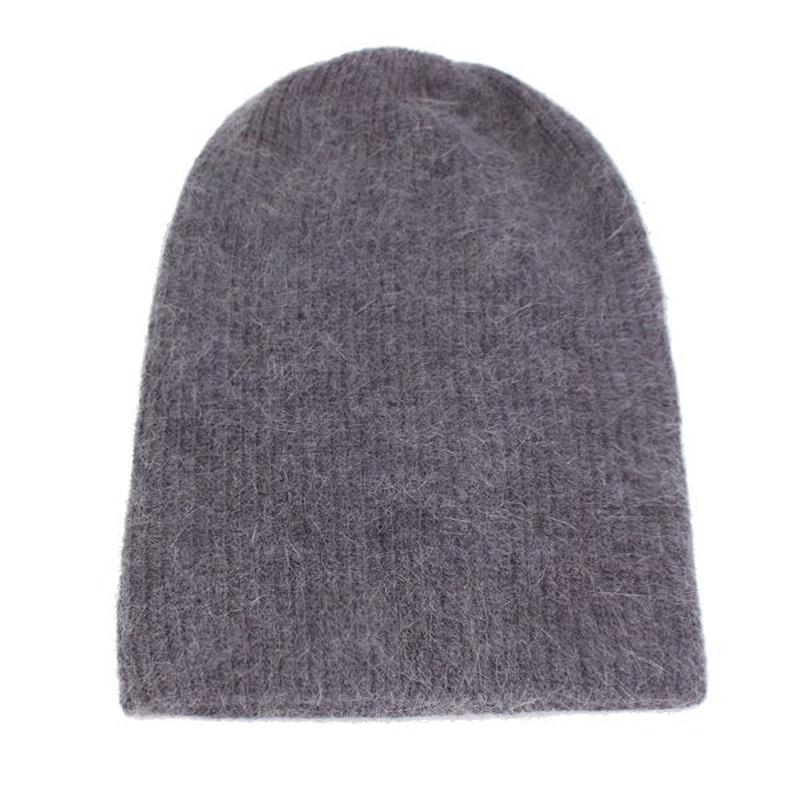 soft beanie in gray 