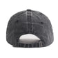 Back of Gray Baseball Hats Classic showing adjustable strap