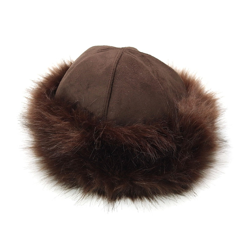 ushanka hat in brown