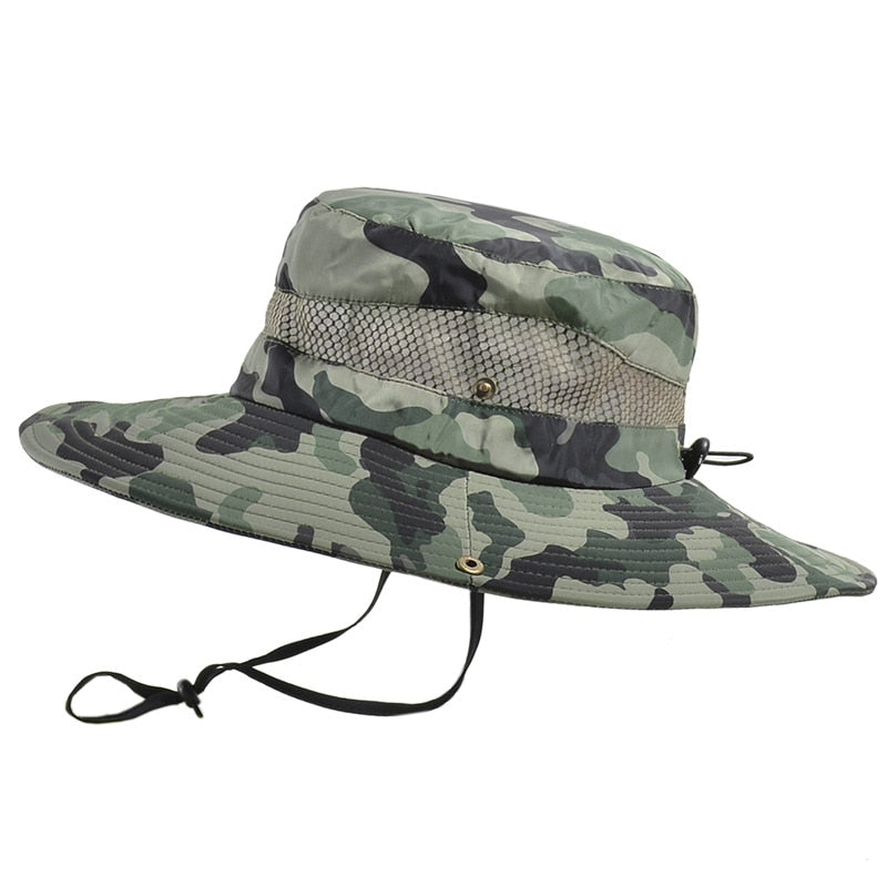 camo boonie hat in army green