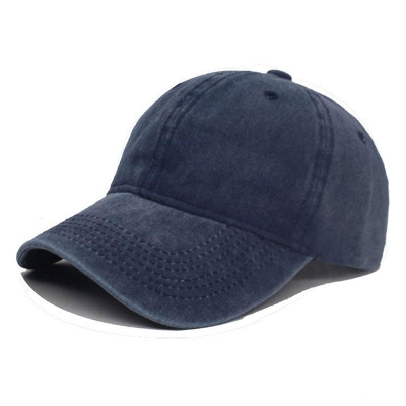 minimalist baseball cap in blue 
