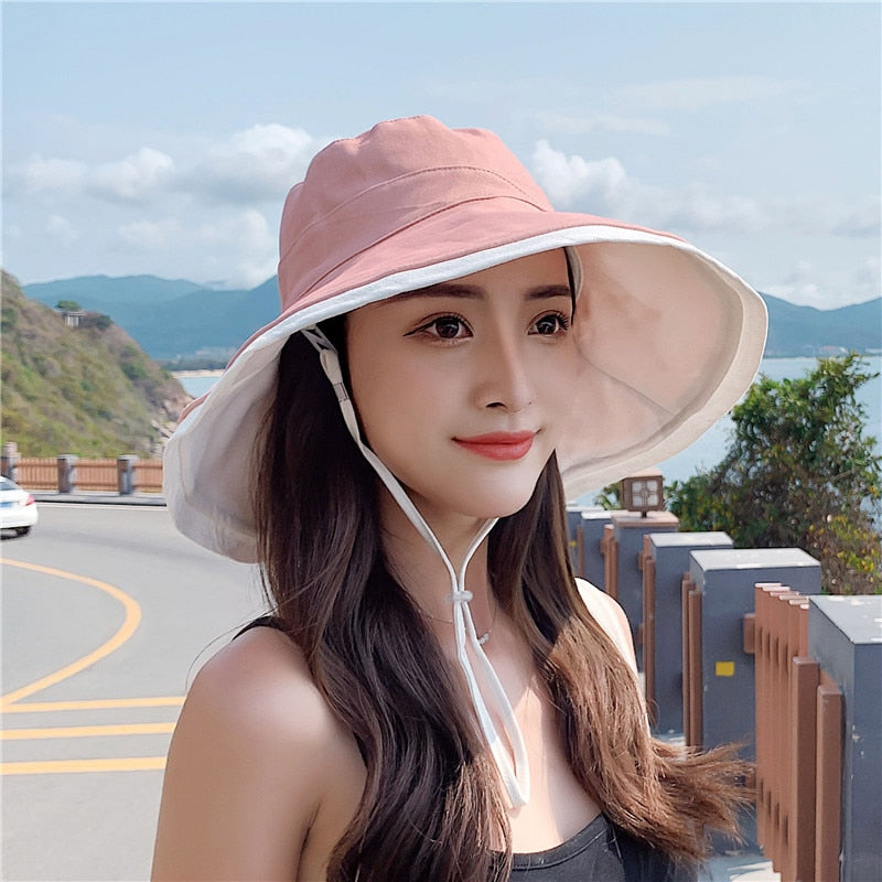 Foldable Cloth Color Bucket Hat
