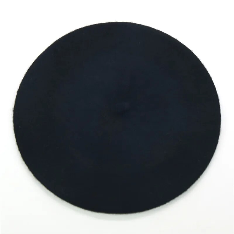 French Hat Beret in black